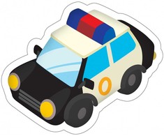 Policijos automobilio formos dekoratyvinė pagalvėlė 36*24 cm