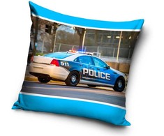 Policijos automobilio pagalvėlės užvalkalas 40*40 cm