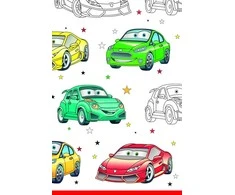 Popierinė staltiesė „Car Animation“ 120x180 cm