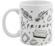 Porcelianinis puodelis „Friends NYC“, 325 ml, dovanų dėžutėje