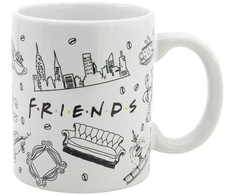 Porcelianinis puodelis „Friends NYC“, 325 ml, dovanų dėžutėje