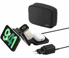 Belkin Boost Charge PRO Qi2 3in1 magn.einkl.Reiseladeg.WIZ024vfBK