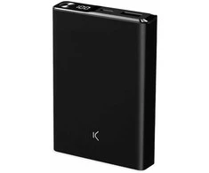 Ksix Magnetic Powerbank 10000 mAh 22,5W, Juodas