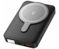 Išorinė baterija WRL 10000mAh 22.5W / magnetinė juoda FHTB0 VENTION