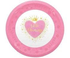 Princesės mažoji princesė mikro aukščiausios kokybės plastikinė lėkštė 21 cm