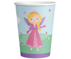 „Princess Spell“ popierinių puodelių rinkinys, 8 vnt., 250 ml