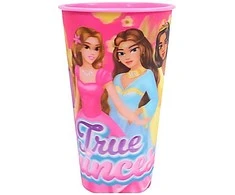 Princess True 3D efekto plastikinis puodelis 480 ml
