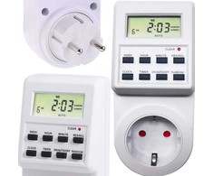 Laikmatis su LCD ekranu 230V, 16A, 3680W