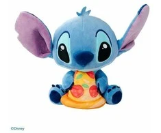 SIMBA Maskotka „Disney Stitch“ pliušinis žaislas su pica, 25 cm, originalus