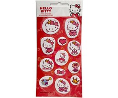 Pūkuotų putplasčio lipdukų rinkinys „Hello Kitty Crown“