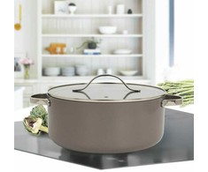 Puodas su dangčiu MAESTRO MR-4009 (MR-4009-18) 18 cm 1,9 l Pilkas