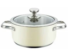 Puodas su dangčiu Haeger PA-16H.005A Rusvai gelsva Ø 16 cm