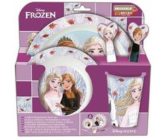 Stor Rinkinys naczyń FROZEN Kraina Lodu obiadowy FROZEN kubek talerz miska sztućce