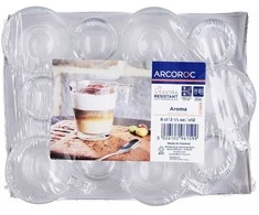 Puodelis Arcoroc Restaurant Balta stiklas 6 vnt. (25 cl)