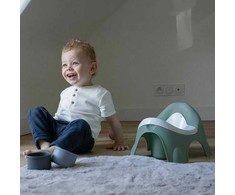 Abakus ABAKUS-NOCNIK Z MISKĄ IDEO THERMOBABY Tamsiai mėlynas