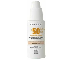 Alma Secret Solar Crema Facial Con Color Spf50 Sand veido kremas, 50 ml