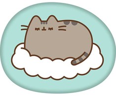 Pusheen dekoratyvinė pagalvėlė „Debesėlis“, 40 cm, aksominė