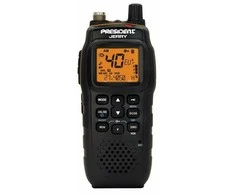 President Jerry ASC AM/FM CB Portable Radio Juodas