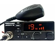 President Jimmy III AM/FM CB radio Juodas