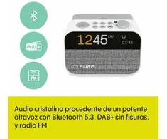 Radijo imtuvas su laikrodžiu Pure PURE MOMENT