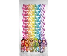 „Rainbow High“ vonios rankšluostis, paplūdimio rankšluostis 70x140cm (greitai džiūstantis)