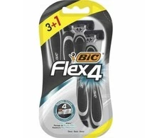 skūtimosi peiliukai "Bic Flex 4", 4 vnt., "Comfort Maq Afeit", 3 vnt., 1 vnt