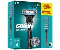 Gillette Mach 3 Máquina 6 Recambios
