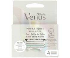 Gillette Venus Intima Cargador 4 Recambios