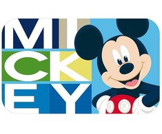 Rankšluostis Disney Mikio kilimėlis durims, vonios kilimėlis 40x70 cm