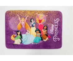 Rankšluostis Disney Princess Party vonios kilimėlis, durų kilimėlis 40x60 cm