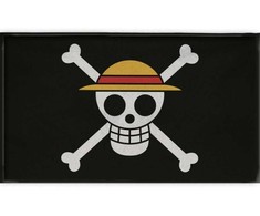 Rankšluostis „One Piece“ piratų vonios kilimėlis, 40x60 cm
