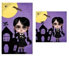 Rankšluostis Gothic Girl set 2 cotton bath towels