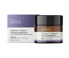 Skin Generics Vitamina F + Retinol Cell Boost Anti-Aging Cream Veido kremas su retinoliu ir vitaminu F, 50 ml