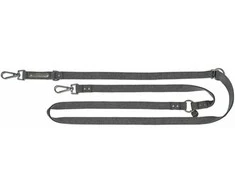 Trixie CityStyle smycz, šuniui, medvilnė, juoda, M–L: 2.00 m/20 mm