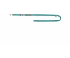 Trixie Premium smycz regulowana šuniui dvipusė taśma aqua XS–S: 2.00 m/15 mm