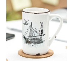 Gertuvė Retro porcelianinis puodelis – Išplaukite
