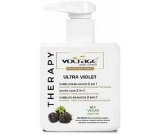 Voltage Cosmetics Therapy Ultra Violet Baltas Hair 2 viename šampūnas-kaukė