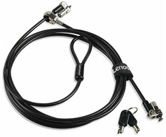 Apsauginis kabelis Lenovo LENOVO PCG Keylock Kensington MicroSaver 2.0 dvigubas kabelinis užraktas