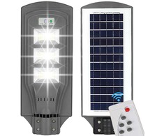 Saulės LED lempa su nuotolinio valdymo pultu, IP65