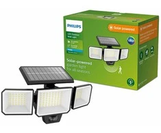 Philips Nysil Naświetlacz Solarny Lampa Elewacyjna LED | 5000K | IP65 | Czujnik Ruchu