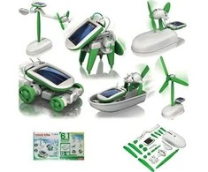 Saulės robotų rinkinys 6in1