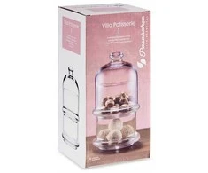 Serviravimo indas saldumynams 2 aukštų 9x9x16,5 cm 2x230 ml Pasabahce 20302