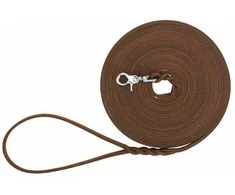 Trixie Ruszinis sekimas, stora oda, 10 m / 8 mm, tamsiai ruda