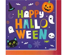 Servetėlės „Halloween Friends“ 16 vnt., 33x33 cm