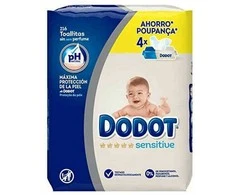 Servetėles Sensitive PH Dodot 216 uds