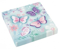 Servetėlių rinkinys „Butterfly Flutter“, 16 vnt., 33x33 cm