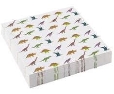 Usorteret Dinosaur servietter
