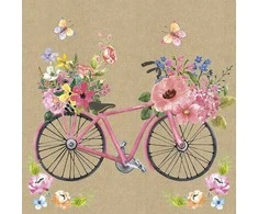 Servetėlių rinkinys „Flower Full on Kraft“, 20 vnt., 33 x 33 cm