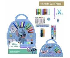 Set de Papetărie Stitch Mėlyna Lagaminas