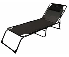 Šezlongas Marbueno Juoda 190 x 27 x 58 cm Casual